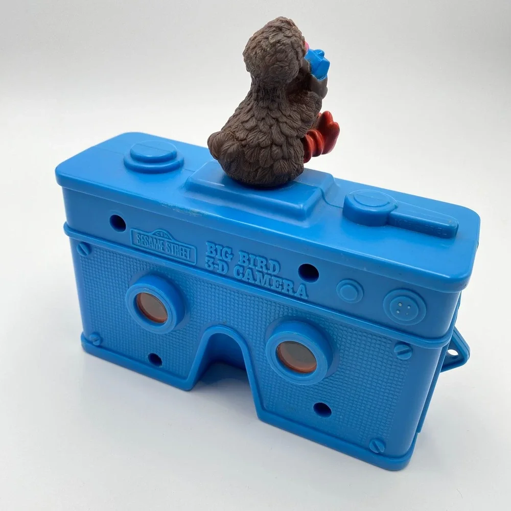 Vintage Sesame Street Big Bird 3D Camera Toy Slides Do Not‎ Work